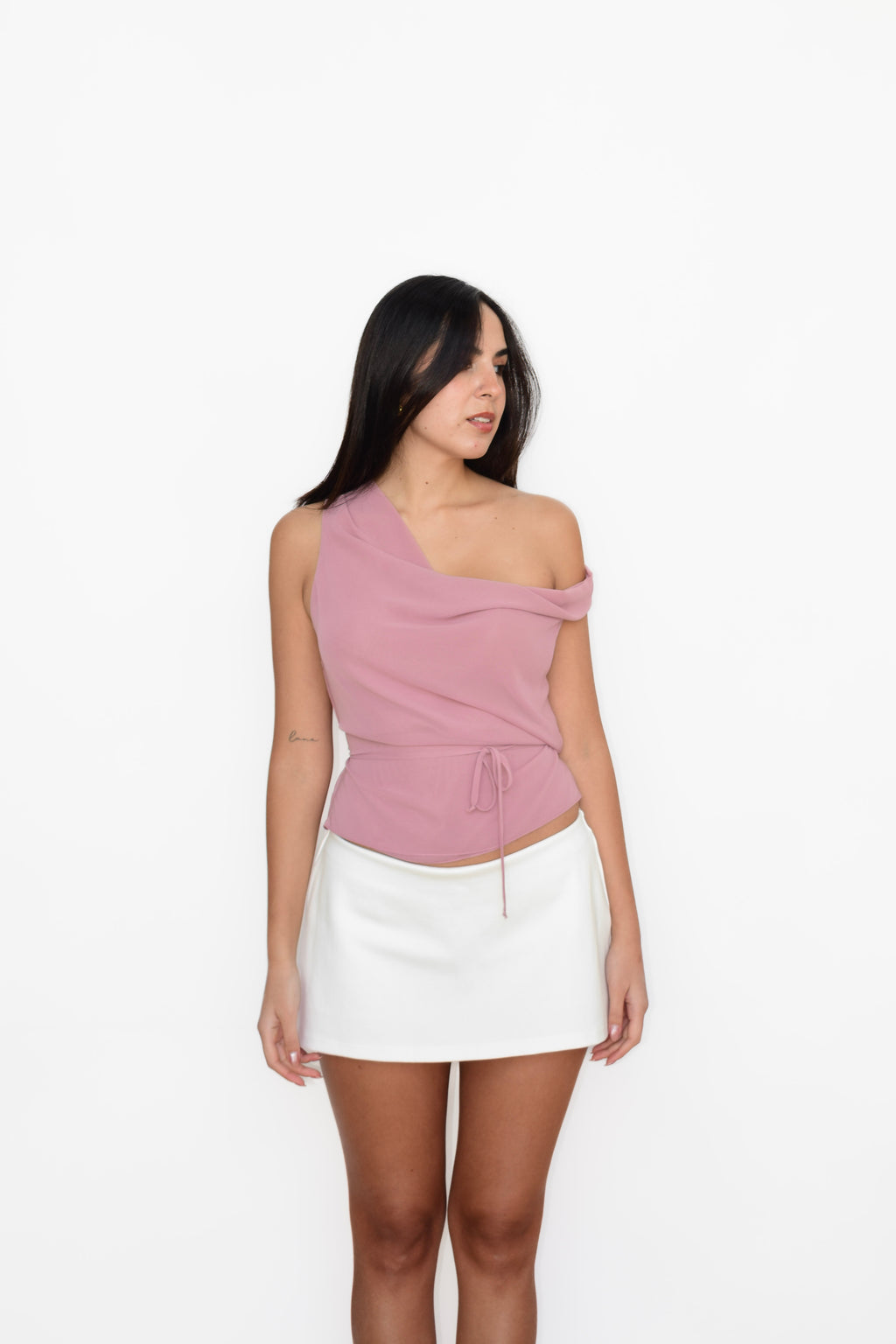 CORA MINI SKORT IVORY