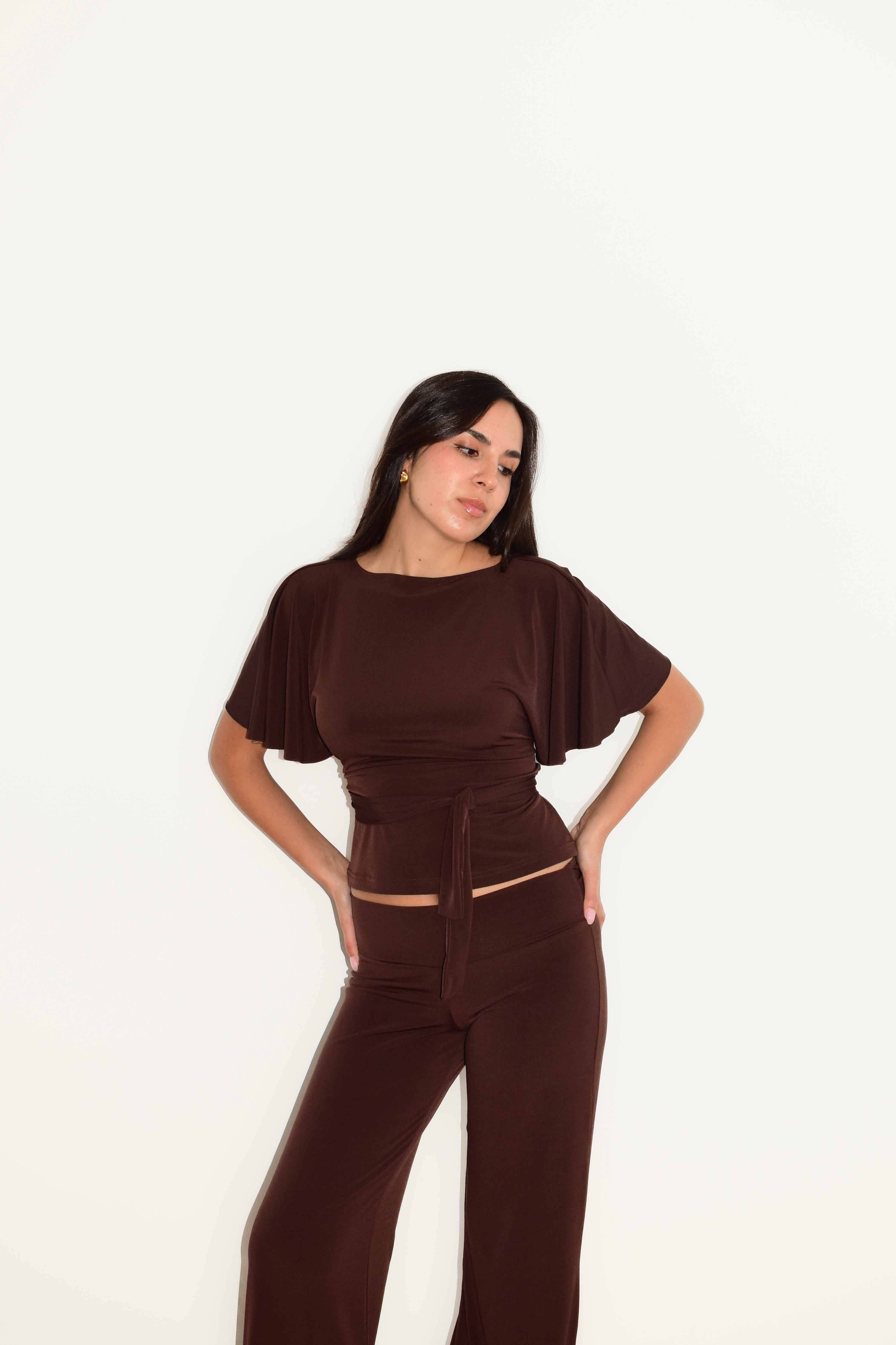 TOP MELINA CHOCOLATE