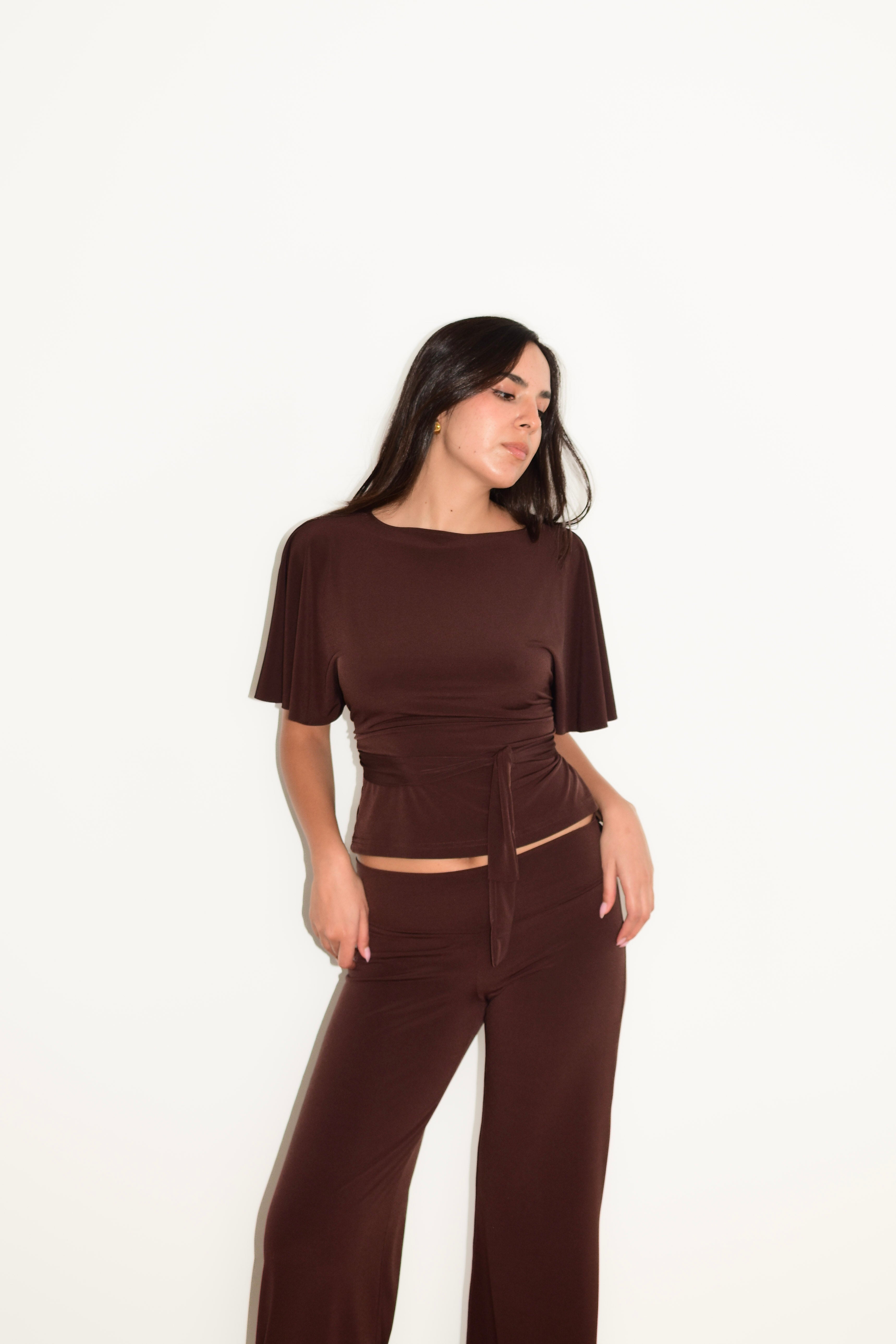 TOP MELINA CHOCOLATE