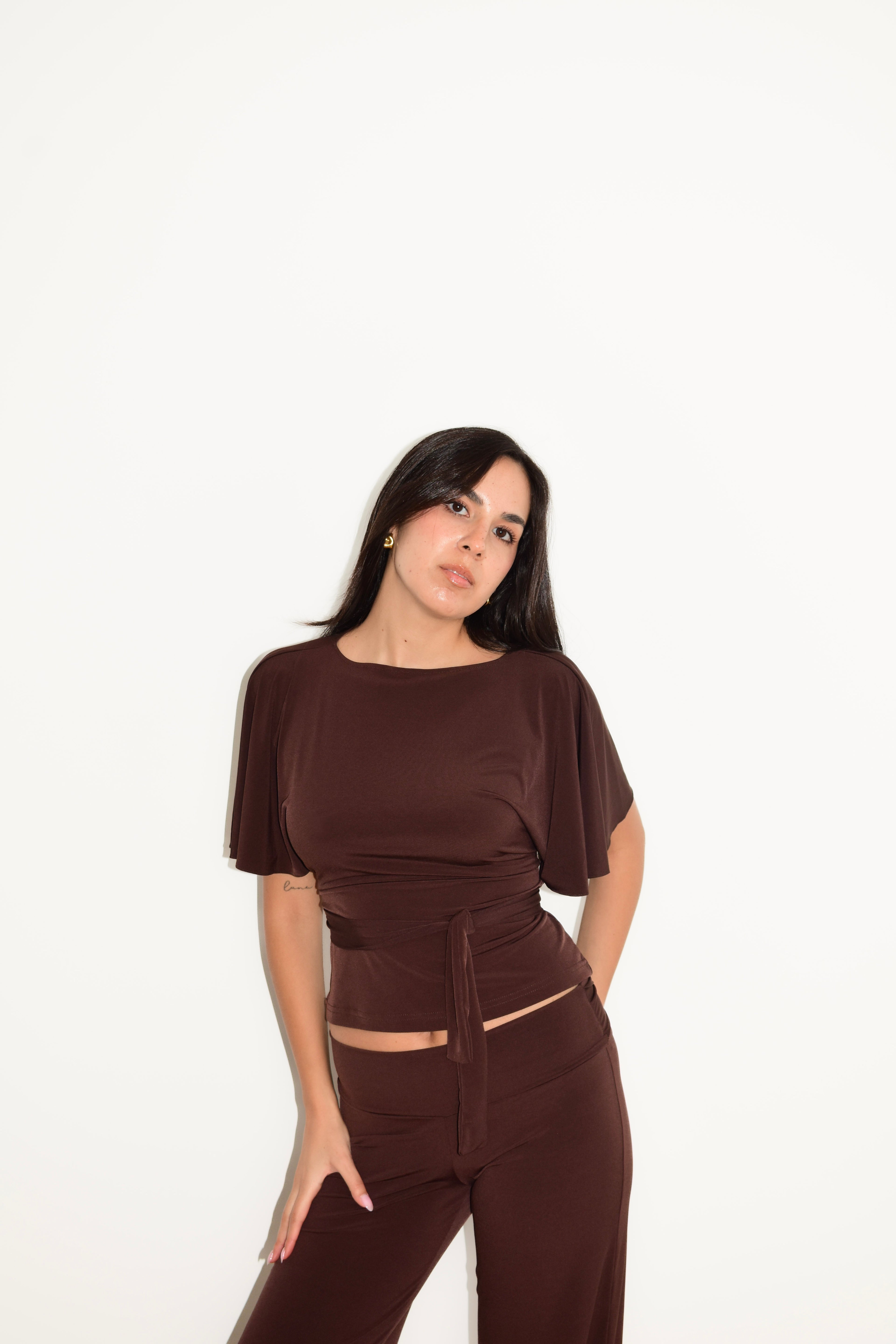 TOP MELINA CHOCOLATE