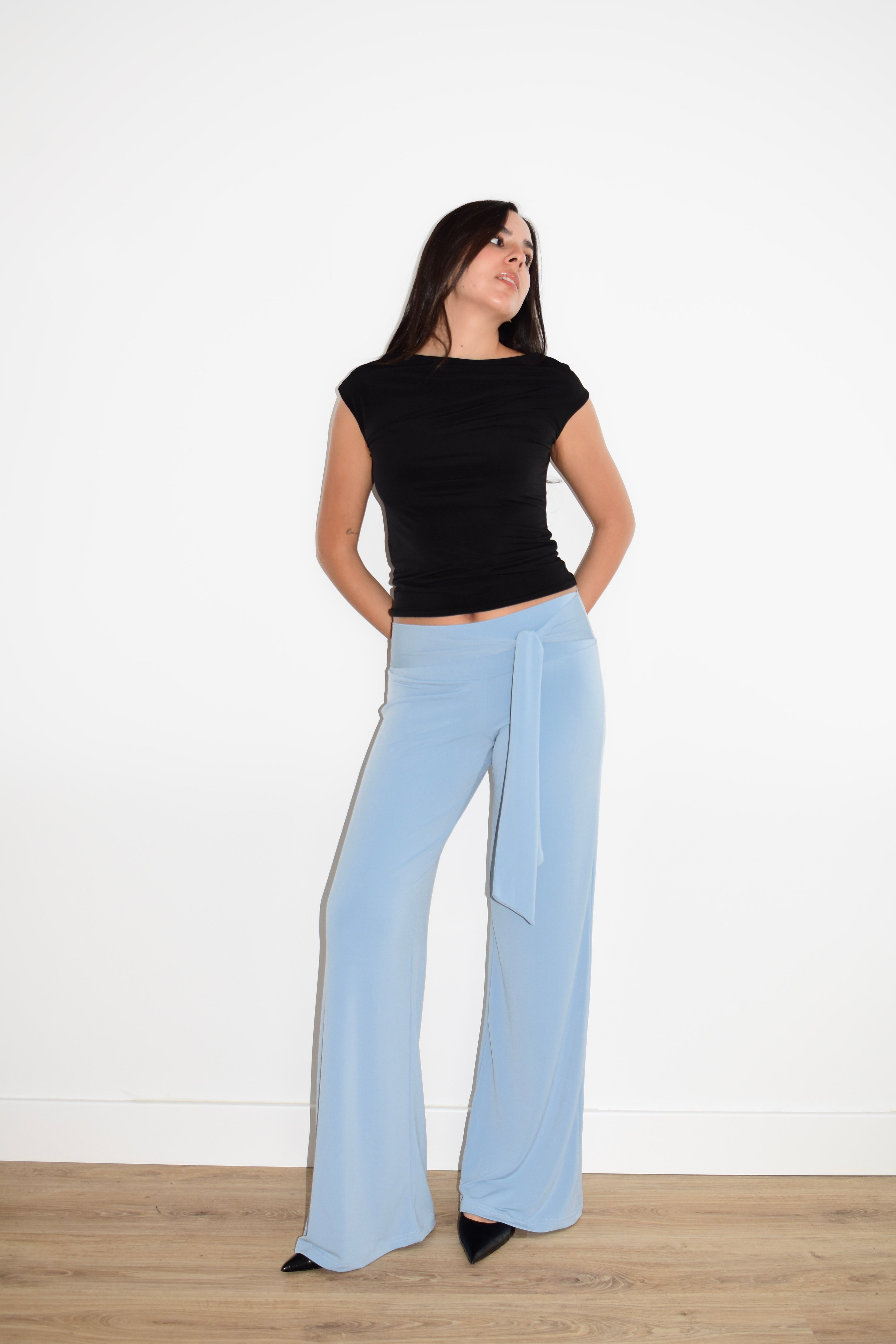 PANTS ROMA CELESTE