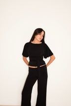 TOP MELINA NEGRO