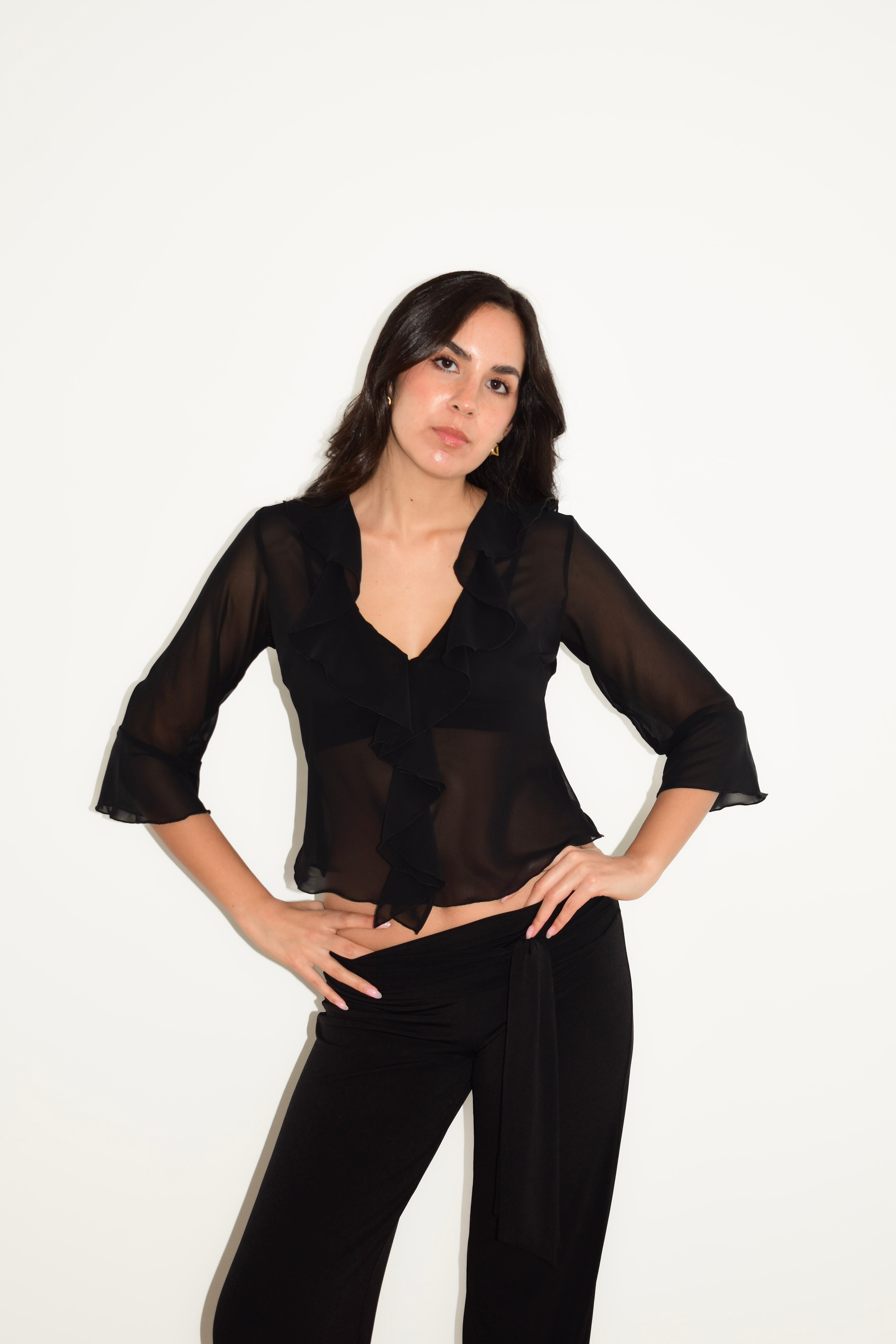 TOP LILY NEGRO