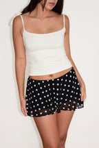 CLARA MINI SKORT DOTS