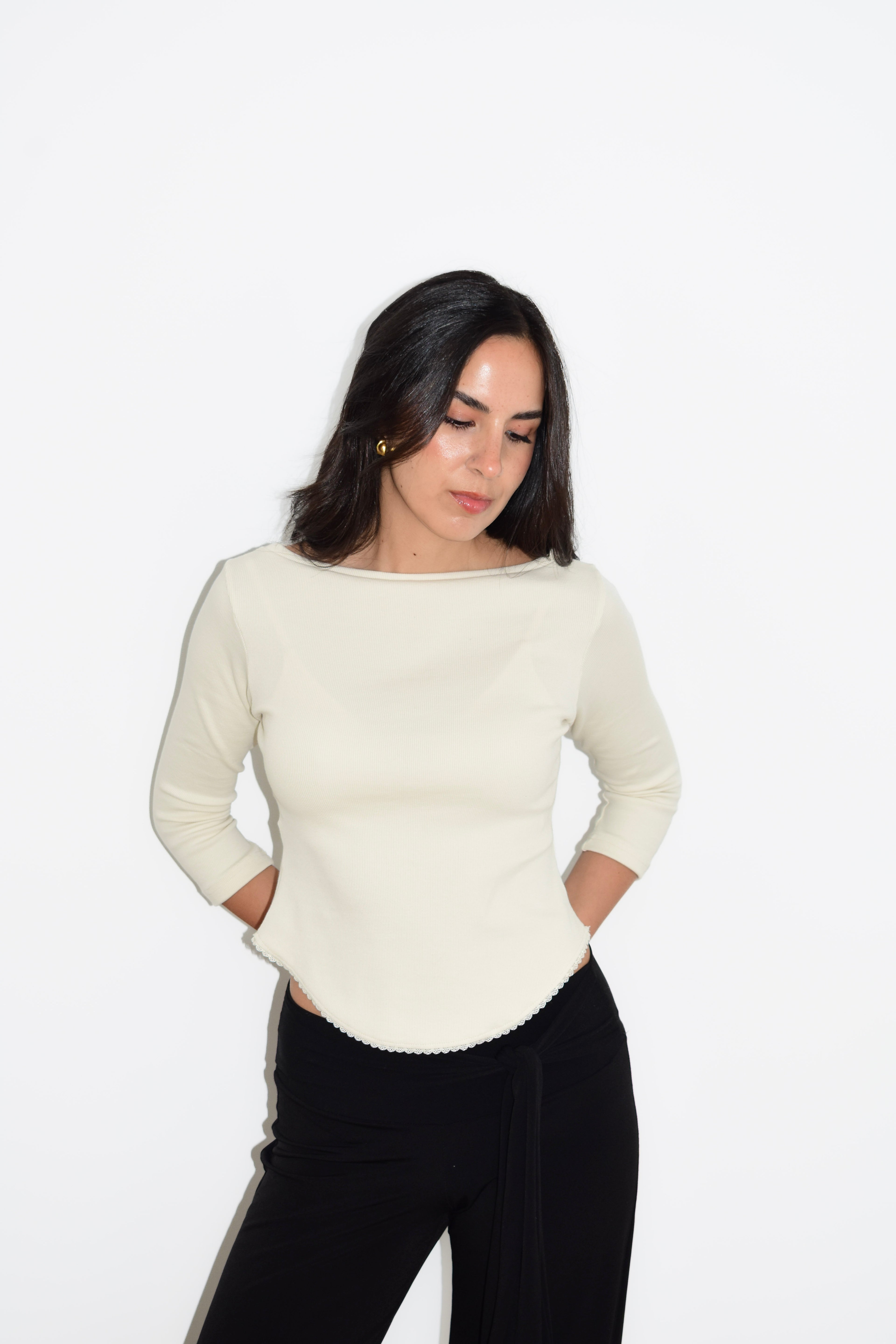 TOP MILA IVORY
