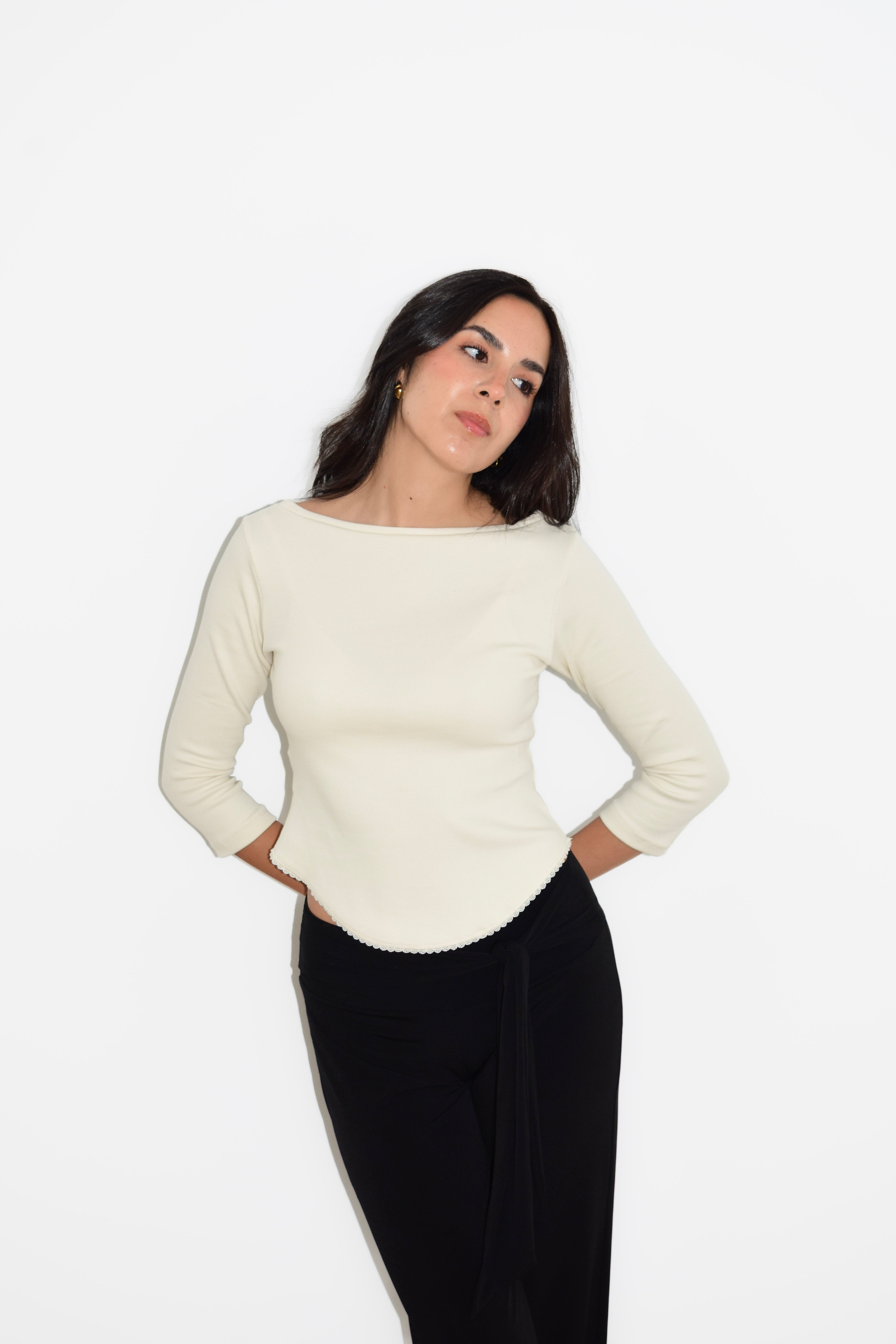 TOP MILA IVORY