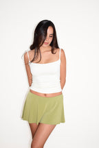 CLARA MINI SKORT OLIVA