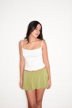 CLARA MINI SKORT OLIVA