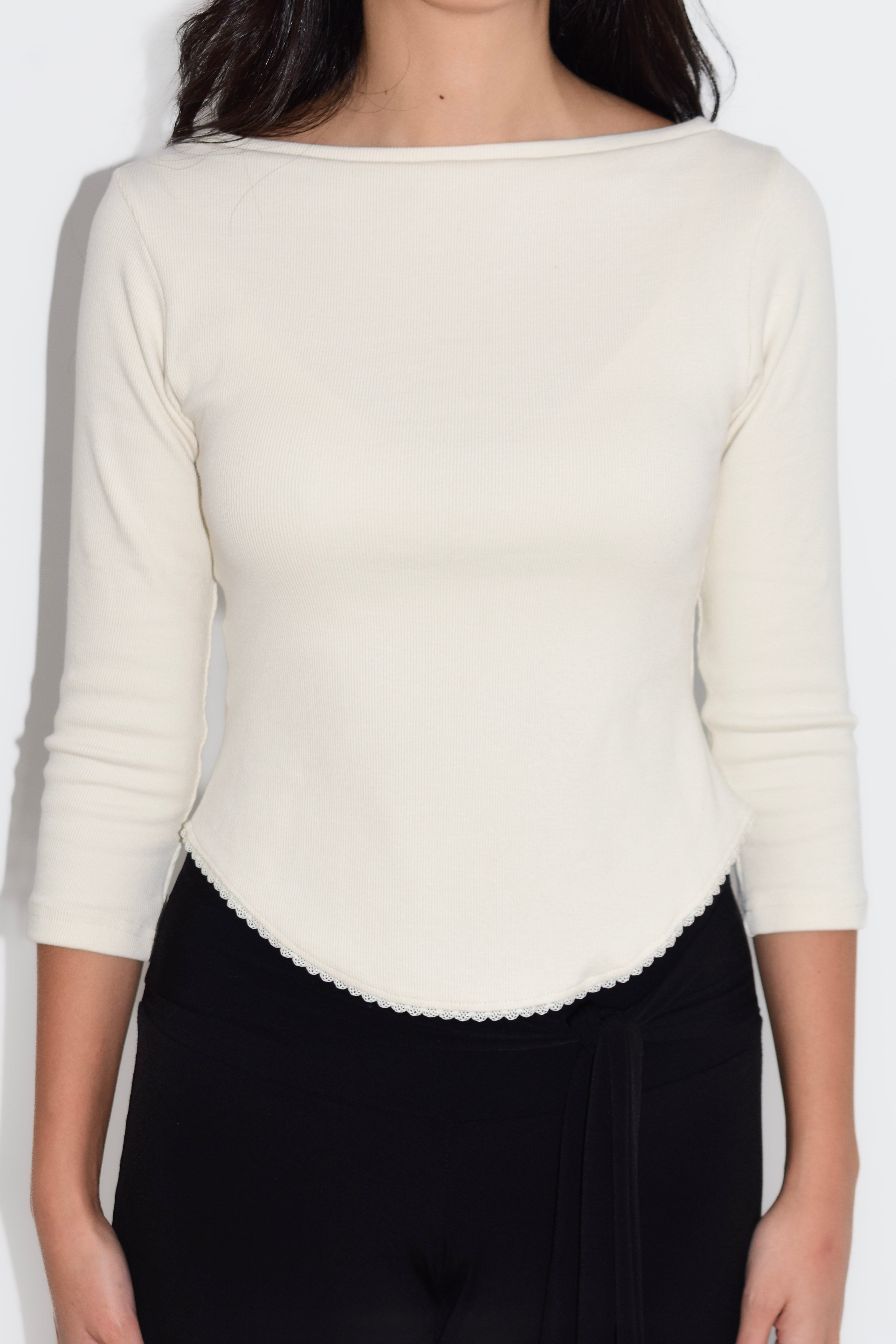 TOP MILA IVORY